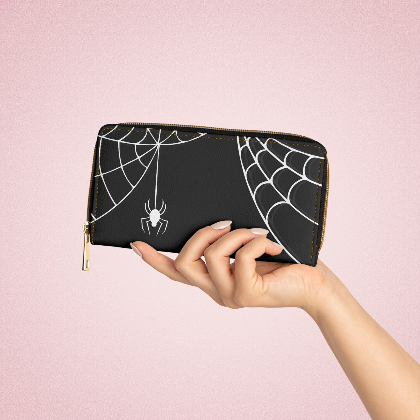 Spider Web - Zipper Wallet