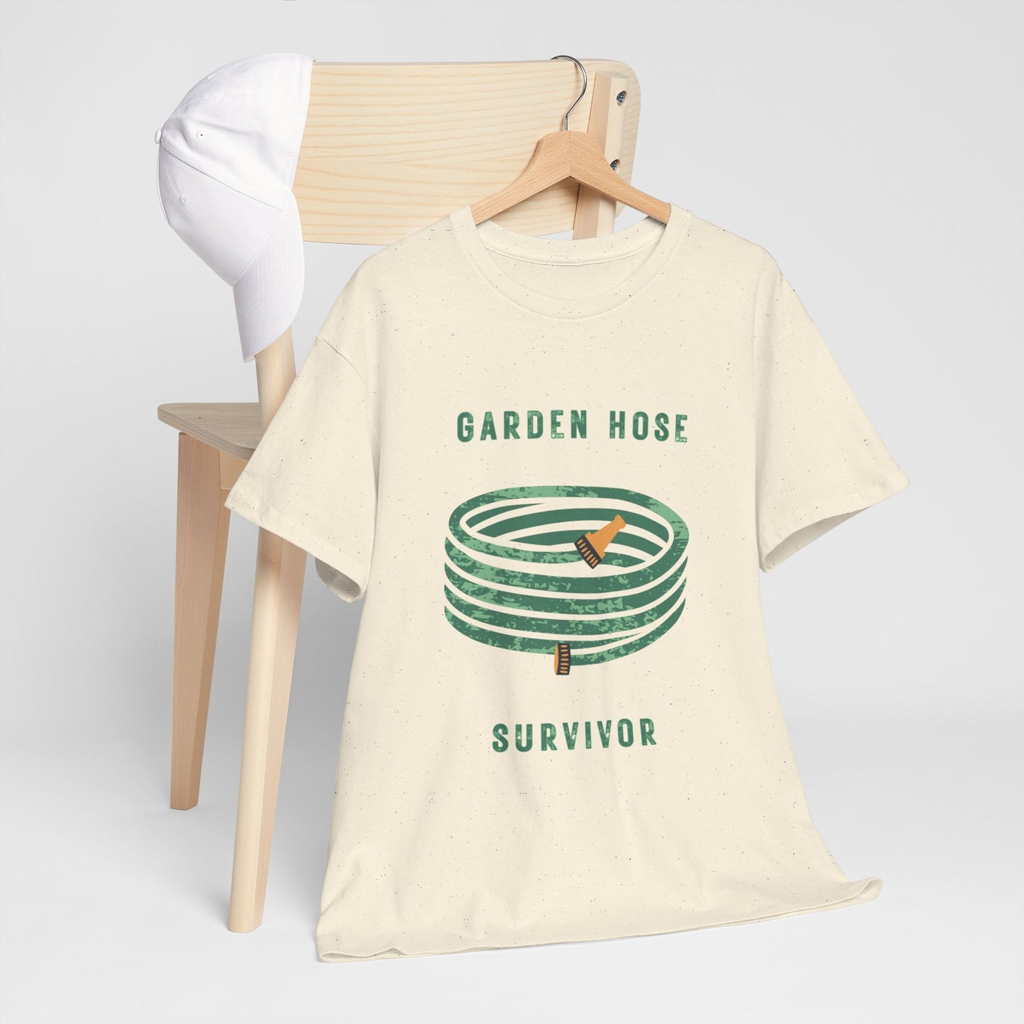 Garden Hose Survivor Shirt - Unisex Heavy Cotton Tee