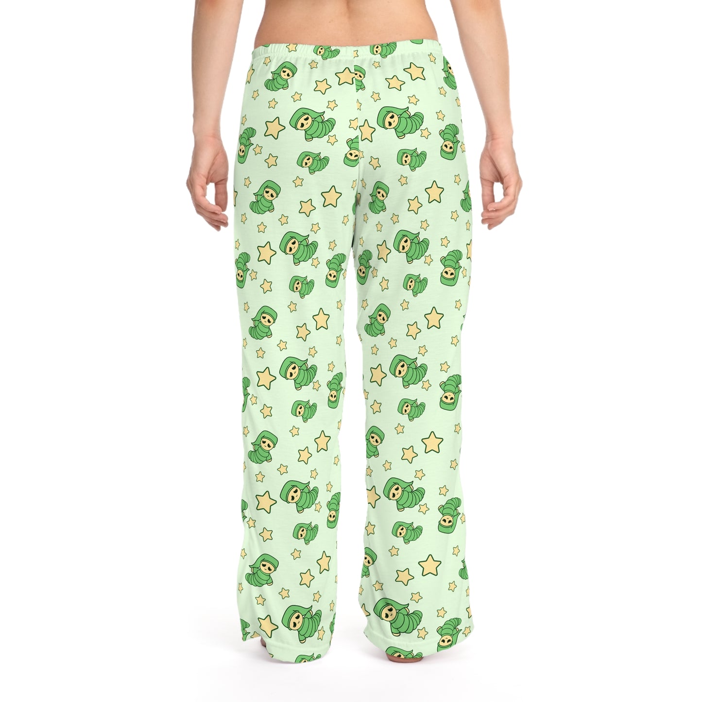 Women's Pajama Pants - Bedtime Worm Print