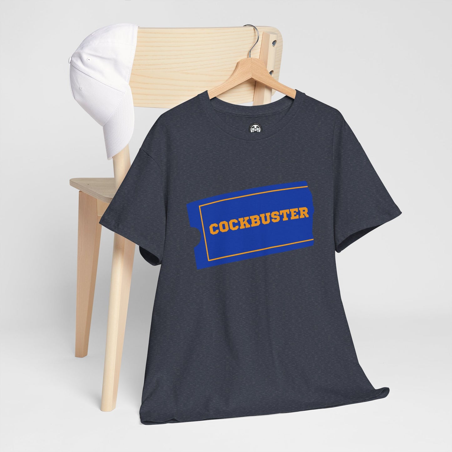 Cockbuster Unisex Heavy Cotton Tee - Fun and Comfy Graphic T-Shirt for Movie Lovers