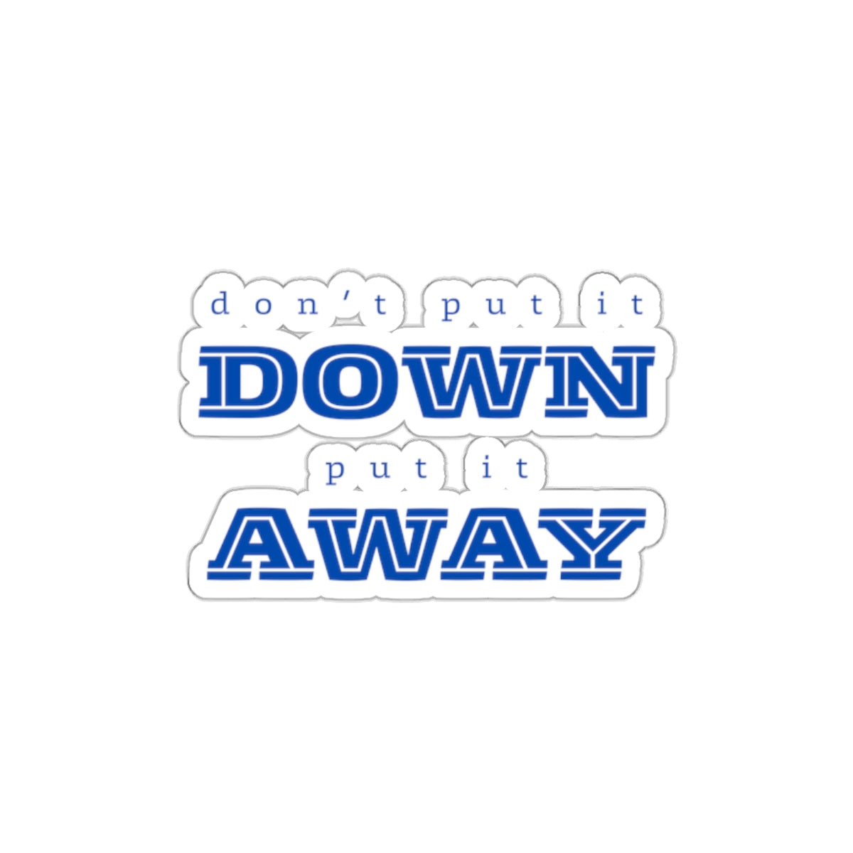 Vinyl Sticker ADHD Reminder