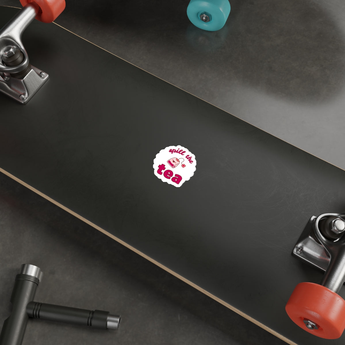Spill The Tea - Waterproof Die-Cut Stickers