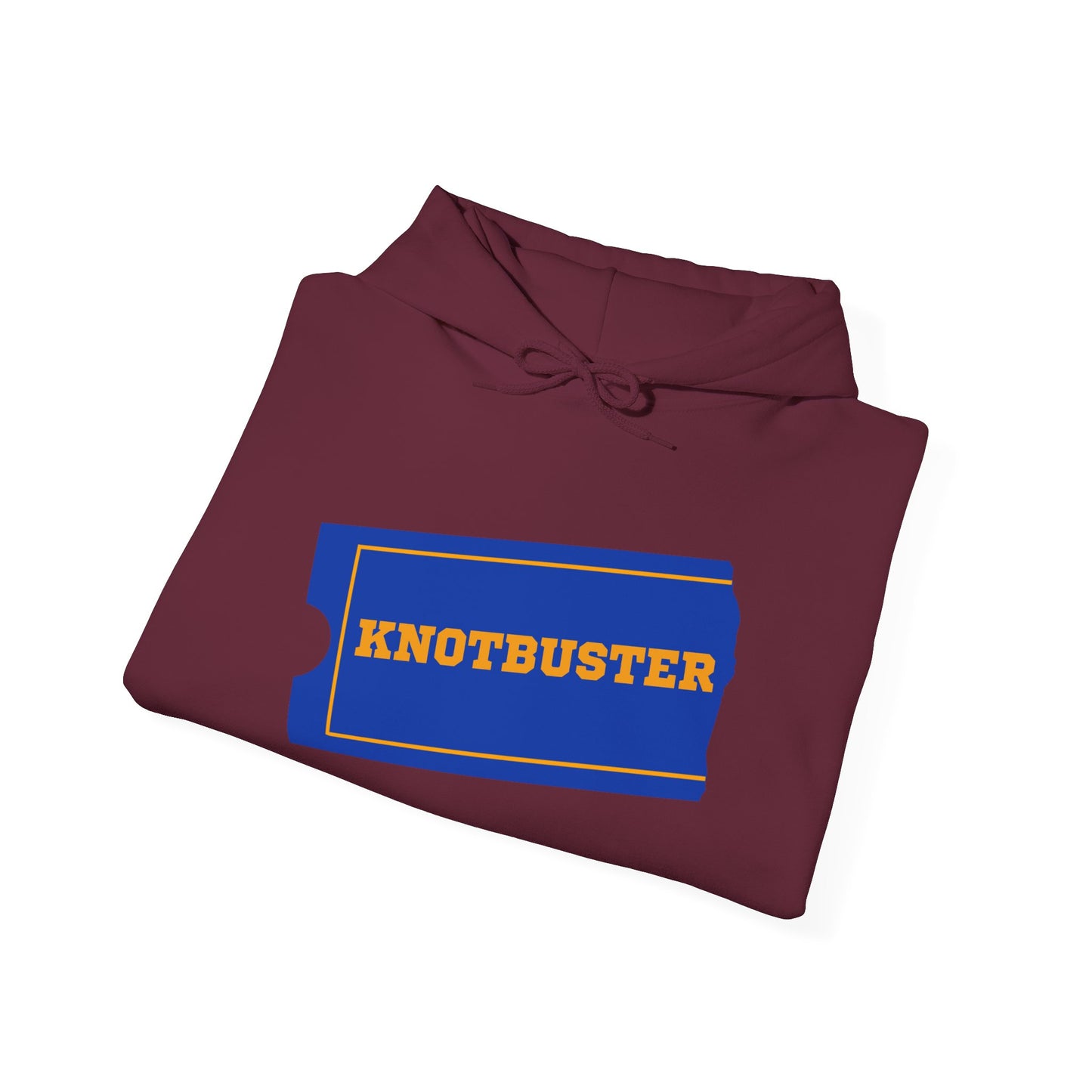 Hooded Sweatshirt - Knotbuster Video Rentals Parody for Fiber Artists and GenXers