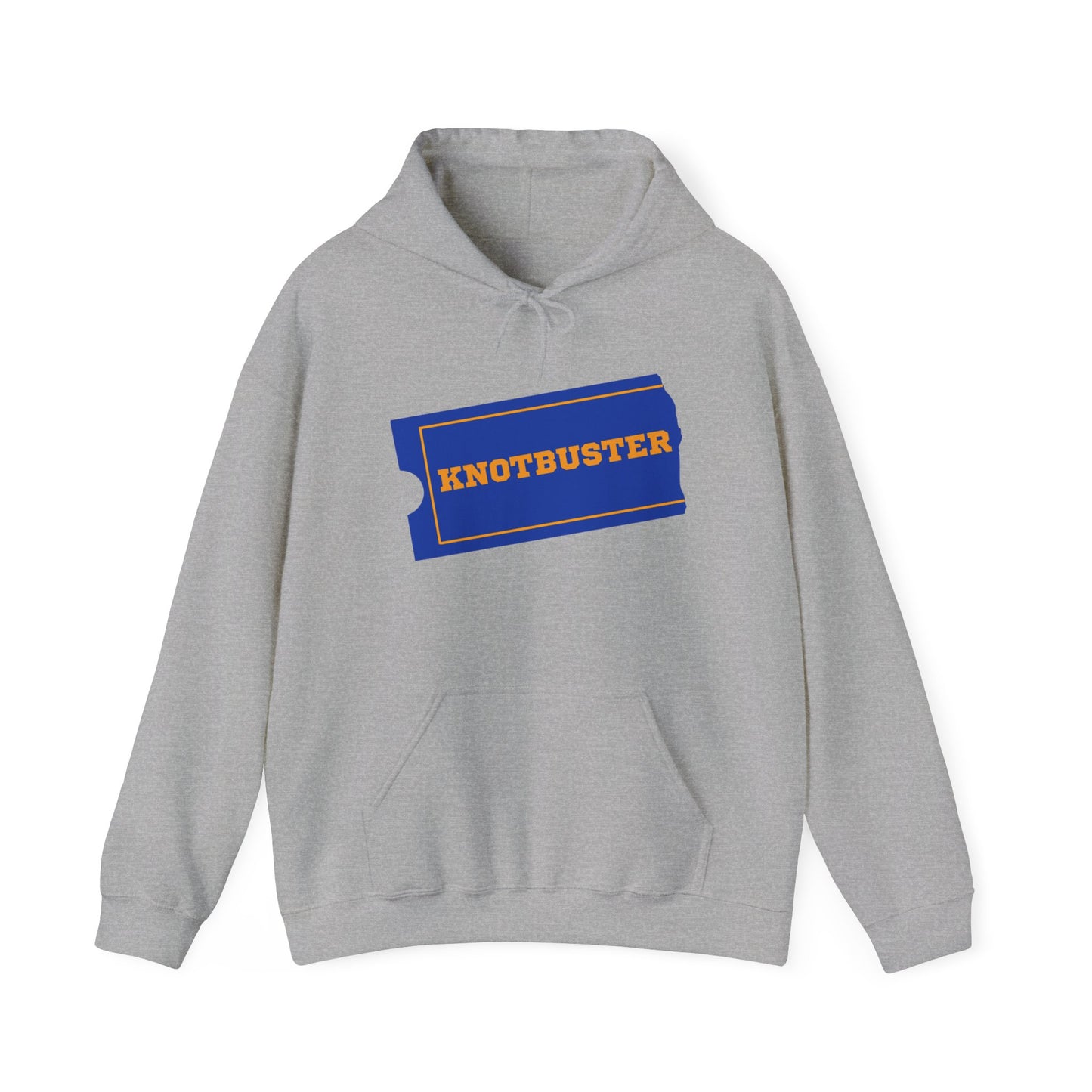 Hooded Sweatshirt - Knotbuster Video Rentals Parody for Fiber Artists and GenXers
