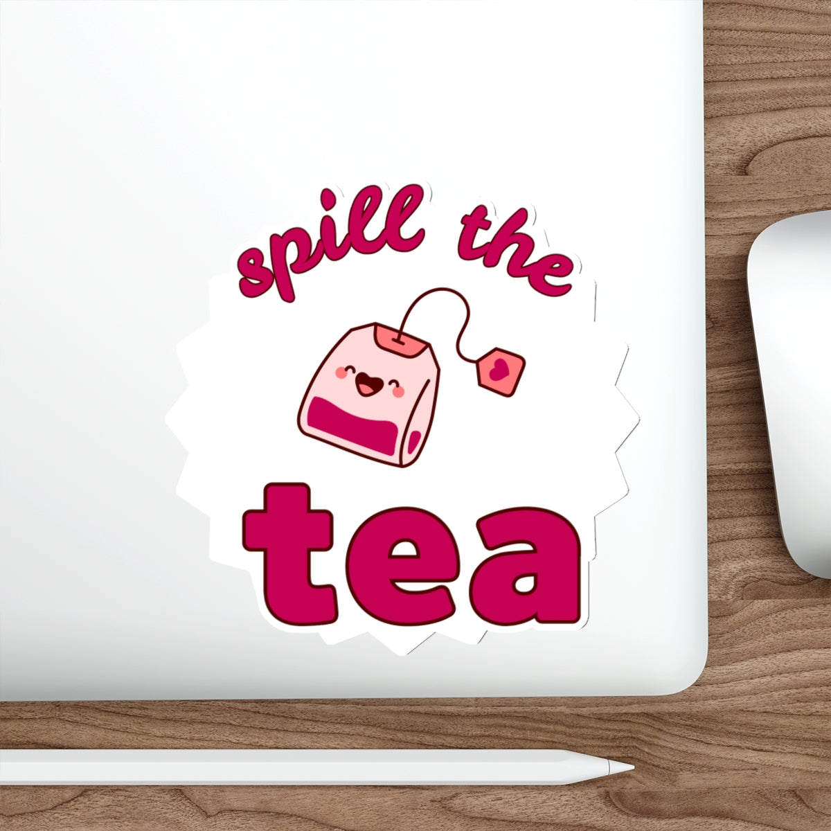 Spill The Tea - Waterproof Die-Cut Stickers
