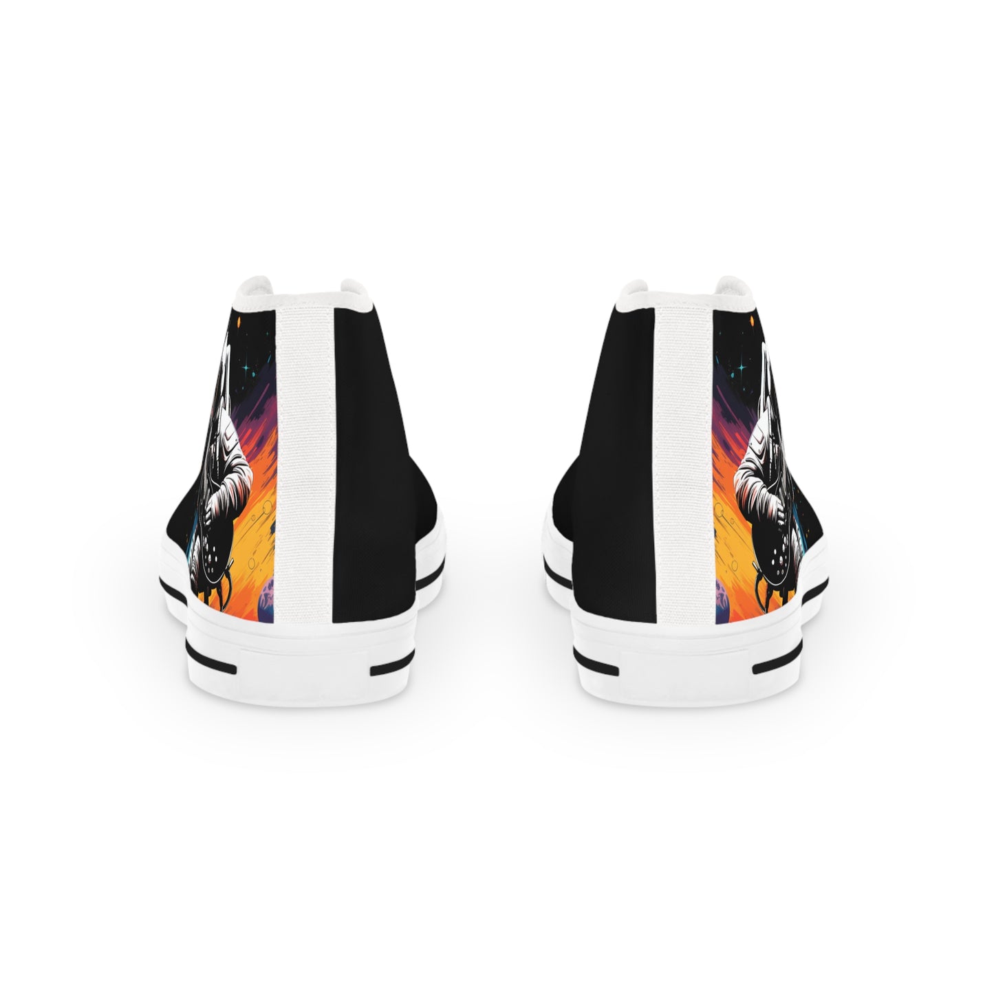 Astronaut Guitar Men's High Top Sneakers