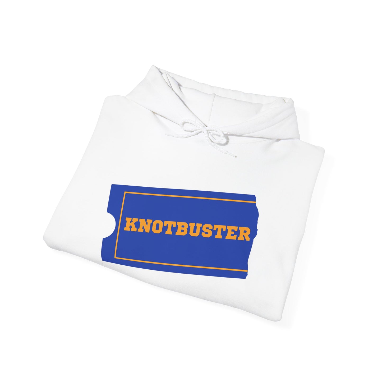 Hooded Sweatshirt - Knotbuster Video Rentals Parody for Fiber Artists and GenXers