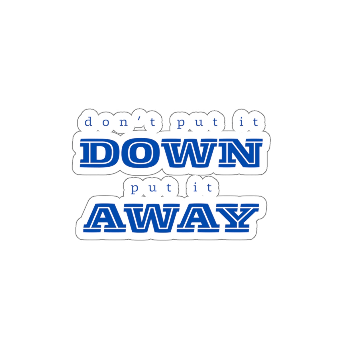 Vinyl Sticker ADHD Reminder