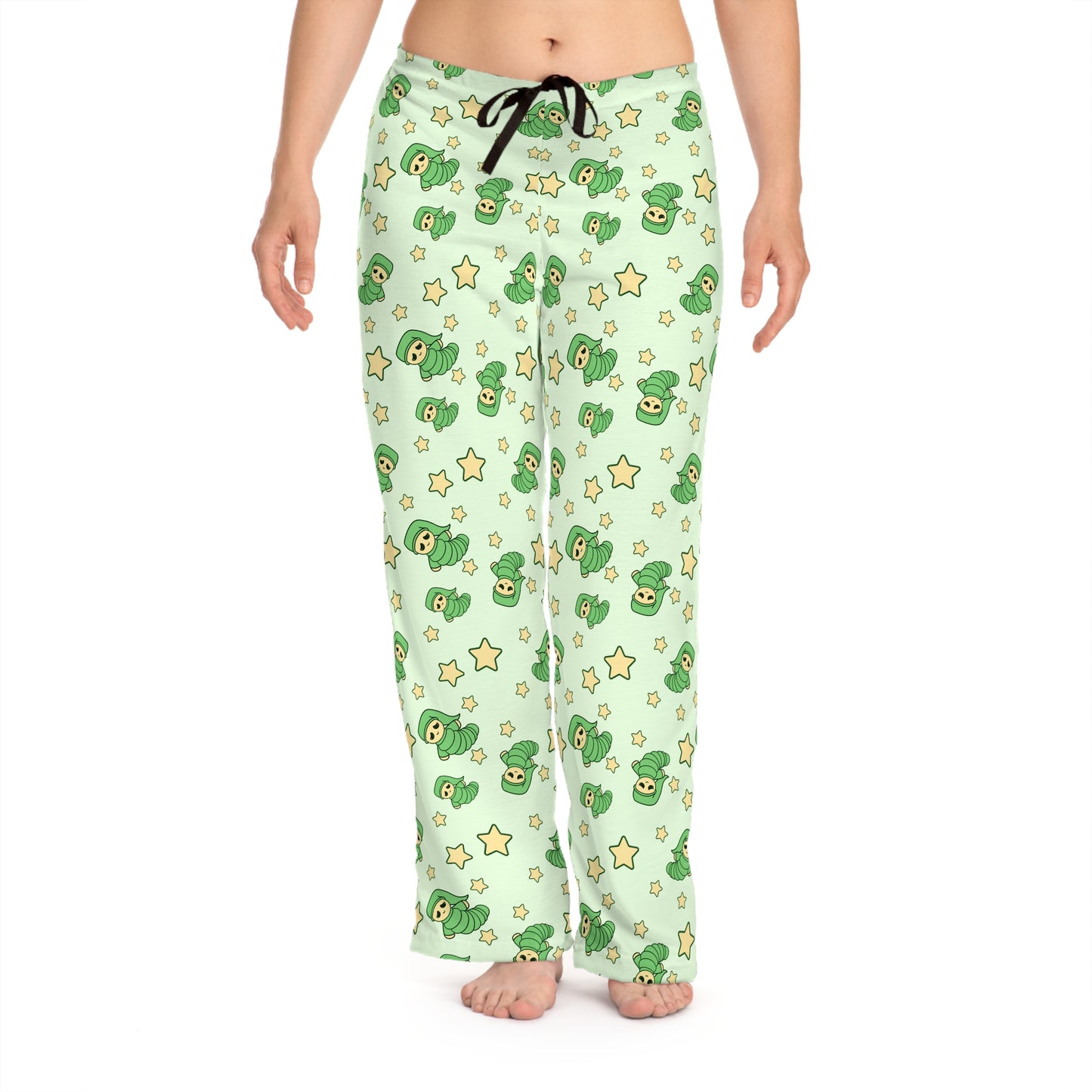 Women's Pajama Pants - Bedtime Worm Print