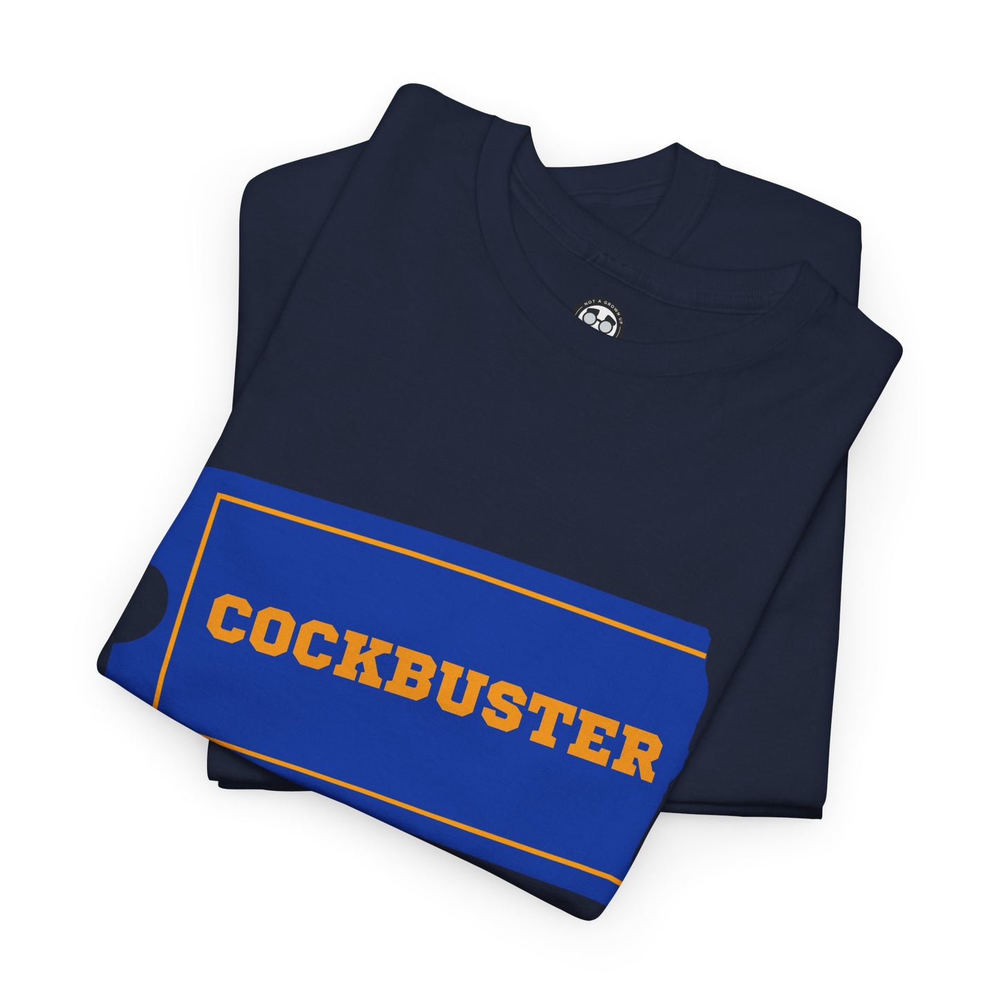 Cockbuster Unisex Heavy Cotton Tee - Fun and Comfy Graphic T-Shirt for Movie Lovers