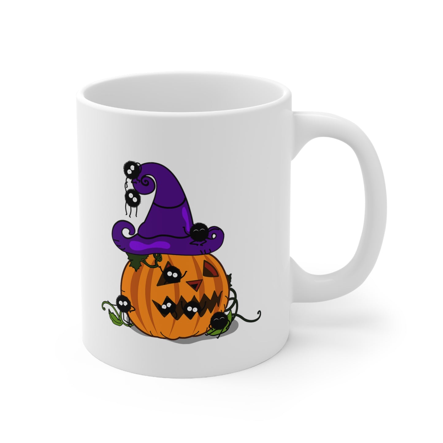 Soot Sprite Halloween - My Neighbor Totoro - Spirited Away - Studio Ghibli - Ceramic Mug 11oz