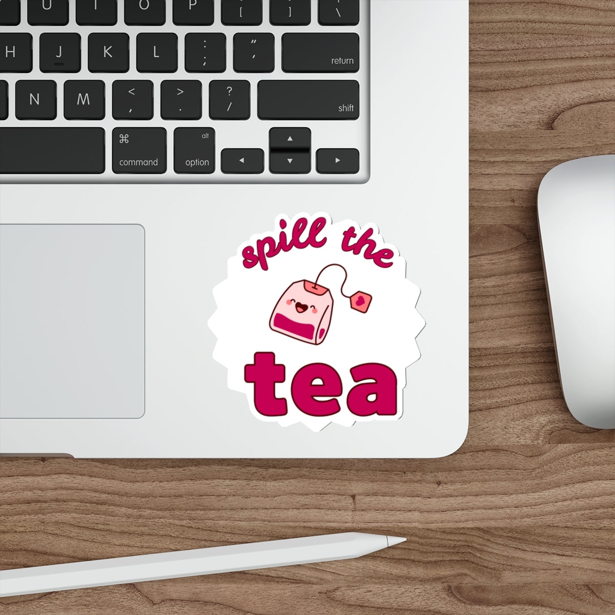 Spill The Tea - Waterproof Die-Cut Stickers