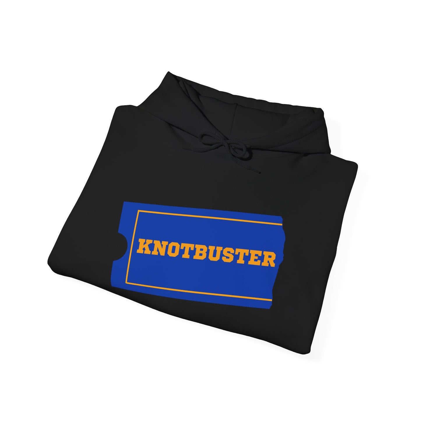 Hooded Sweatshirt - Knotbuster Video Rentals Parody for Fiber Artists and GenXers
