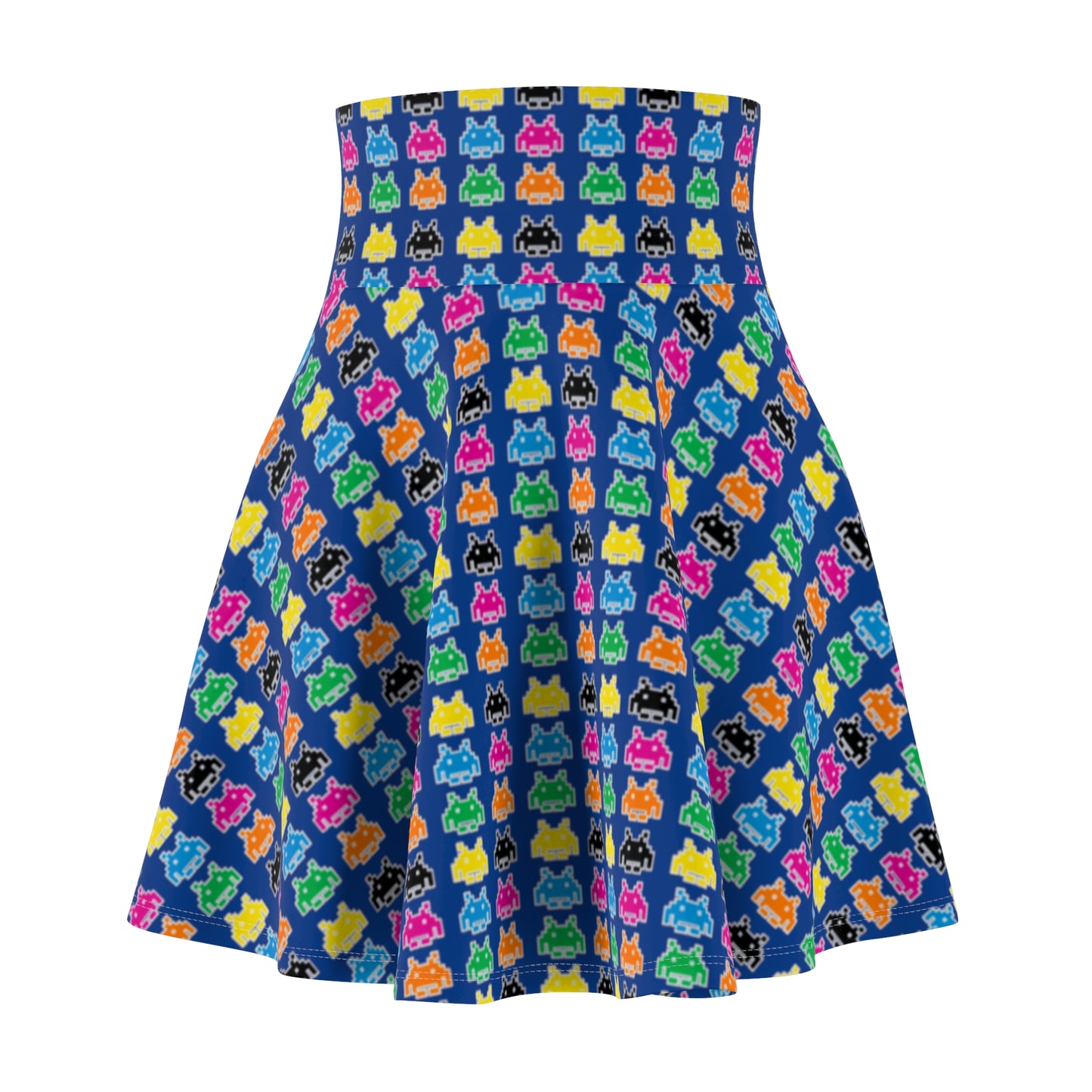 Space Invaders - Classic Arcade - 70s - 80s - Women's Skater Skirt