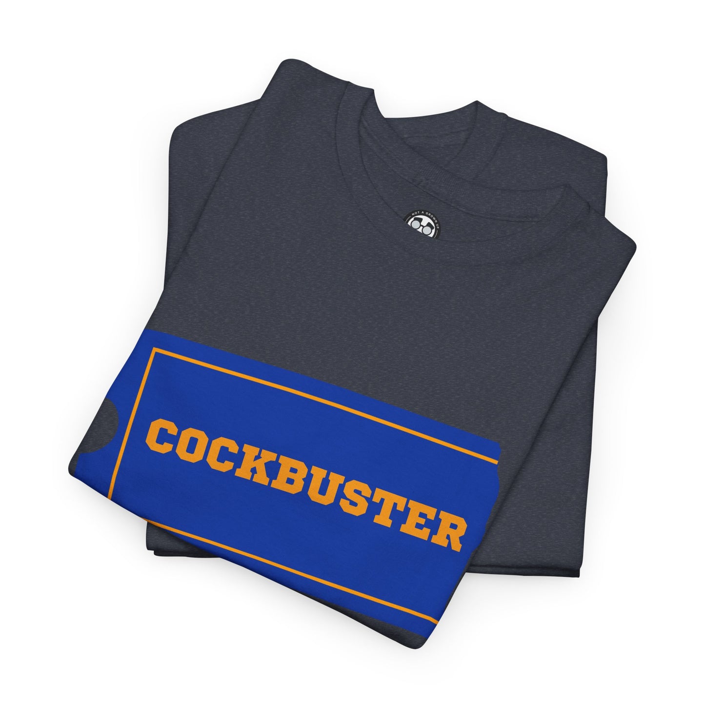 Cockbuster Unisex Heavy Cotton Tee - Fun and Comfy Graphic T-Shirt for Movie Lovers