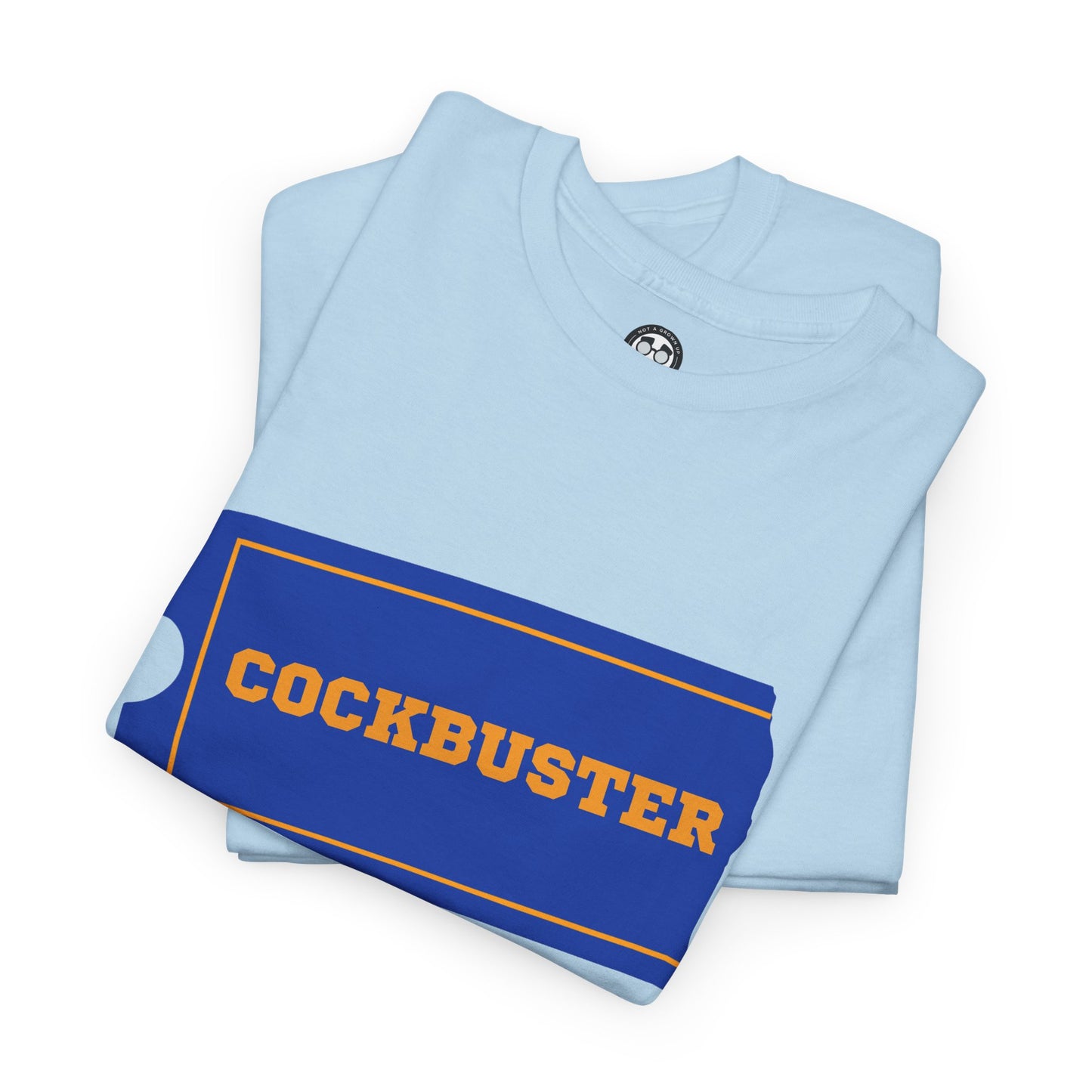 Cockbuster Unisex Heavy Cotton Tee - Fun and Comfy Graphic T-Shirt for Movie Lovers