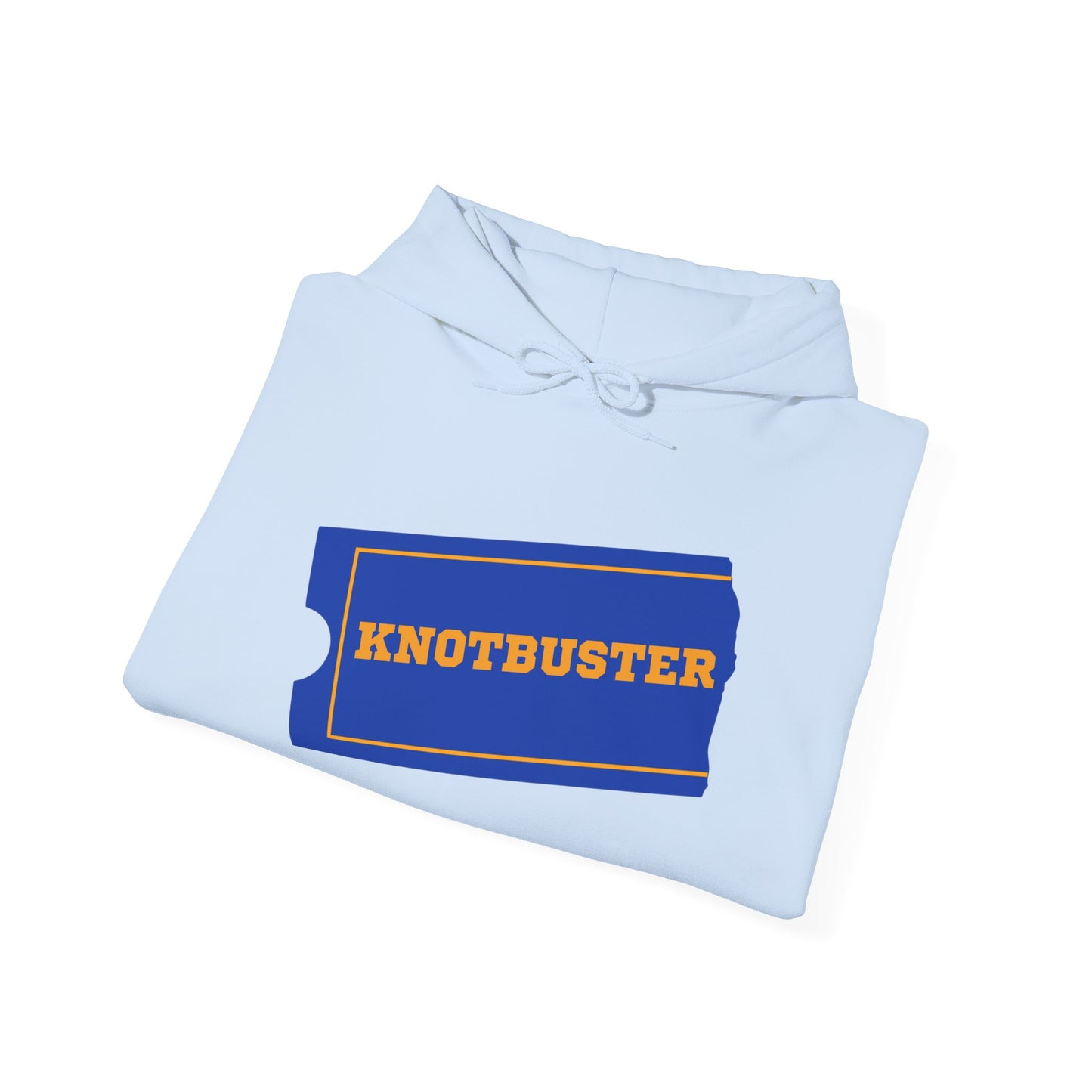 Hooded Sweatshirt - Knotbuster Video Rentals Parody for Fiber Artists and GenXers