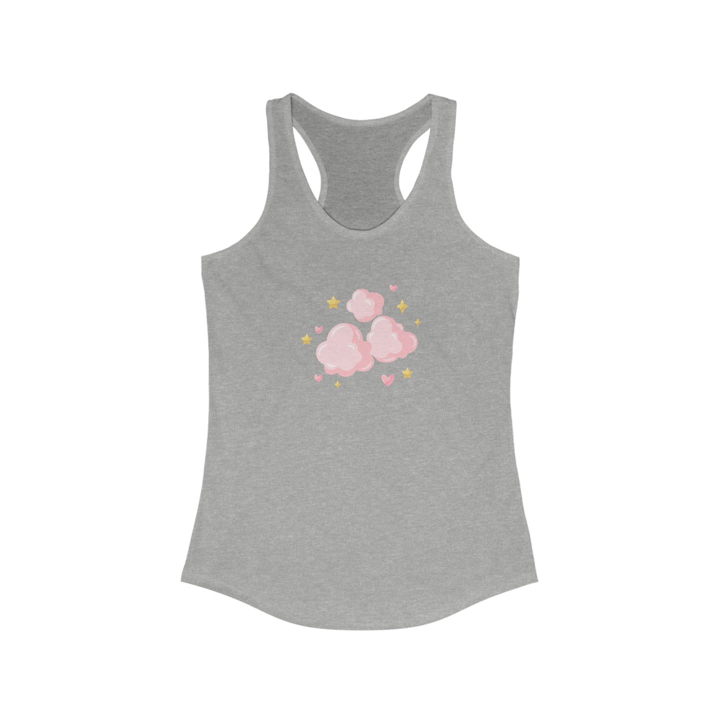 Pink Clouds - PJs- Sleepwear - Shirt - Women's Ideal Racerback Tank