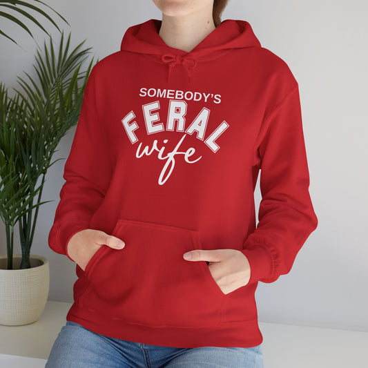 Feral Wife Hoodie - Unisex Heavy Blend™ Hooded Sweatshirt