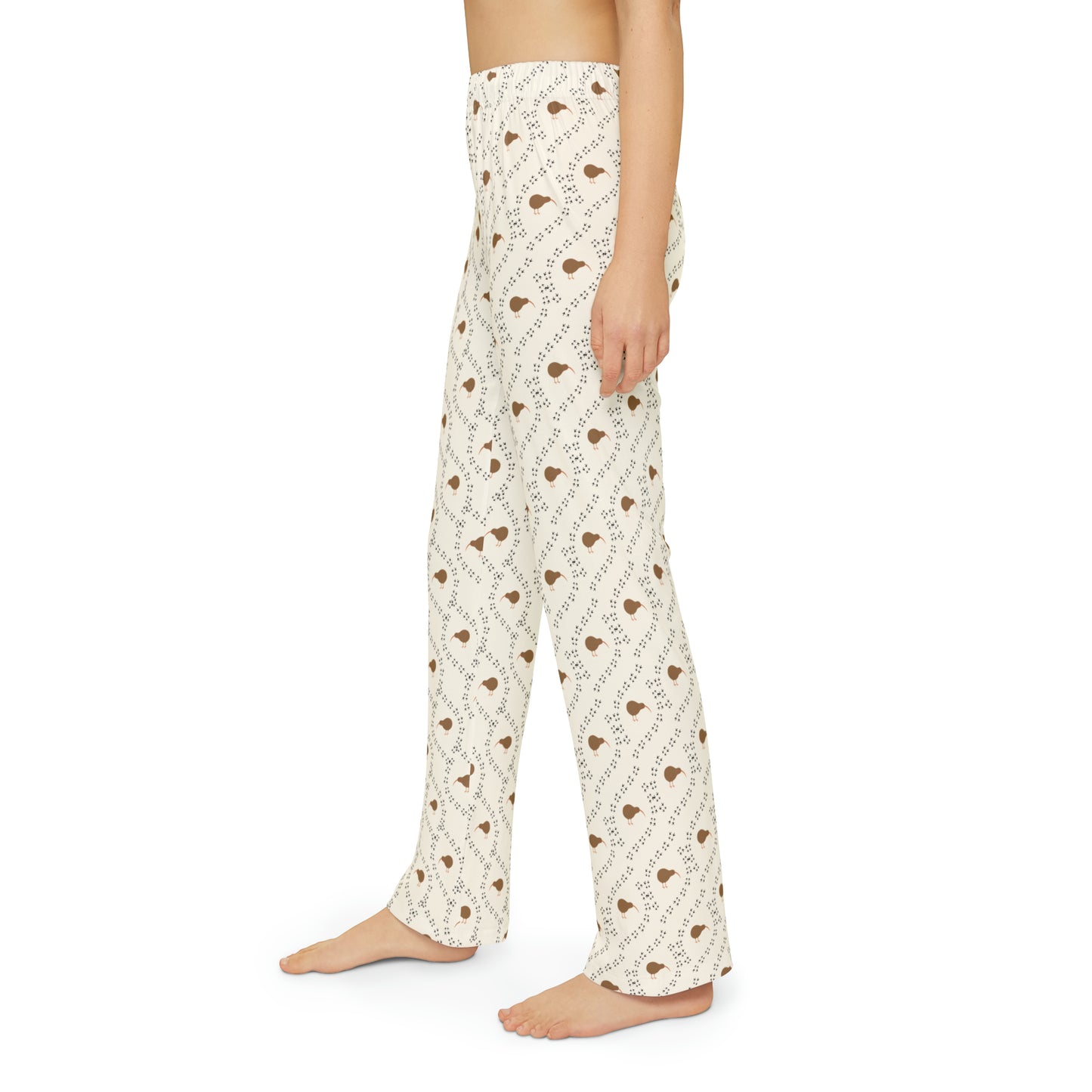 Kiwi Bird PJs Kids Pajama Pants (AOP)