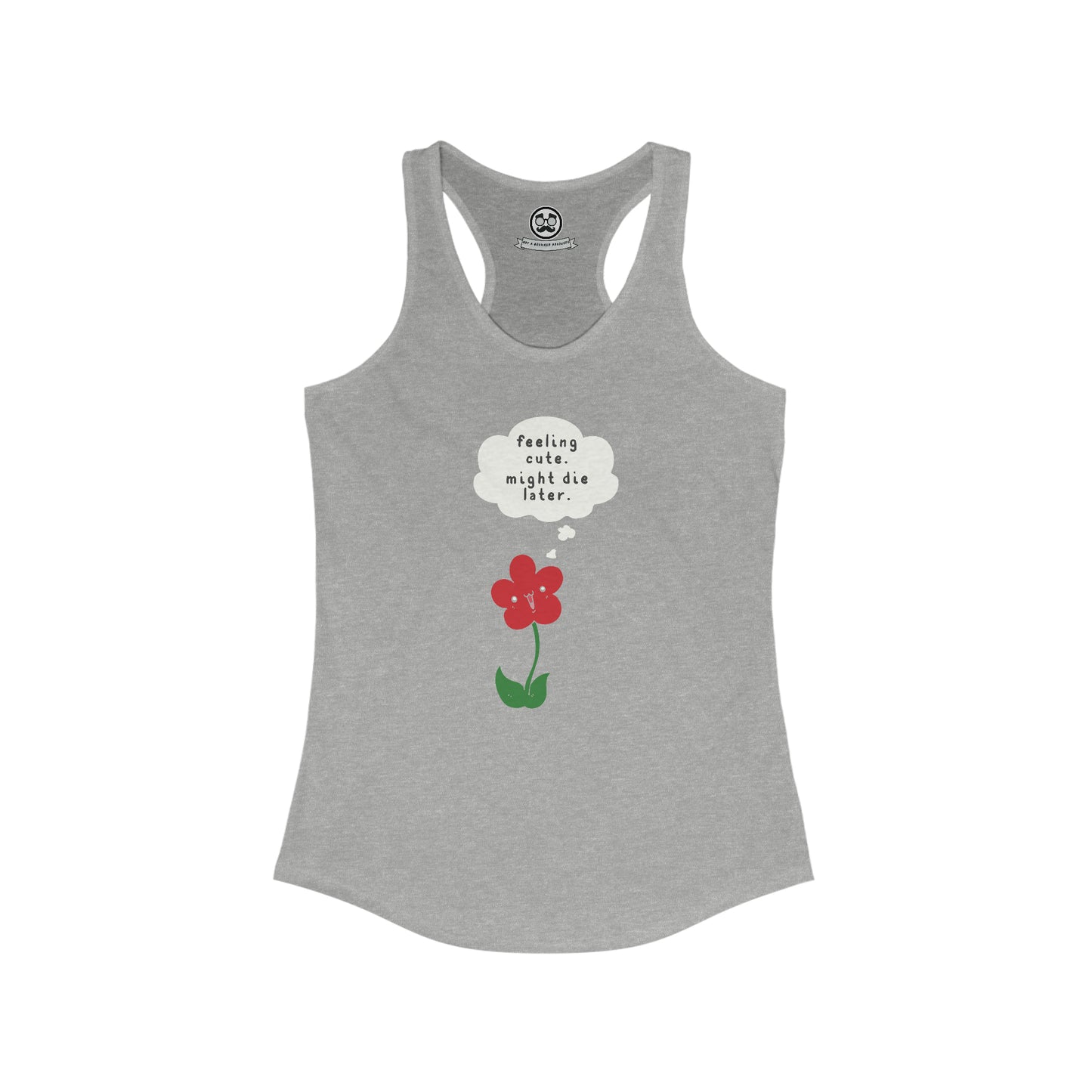 Emo Flower Shirt - Women's Ideal Racerback Tank