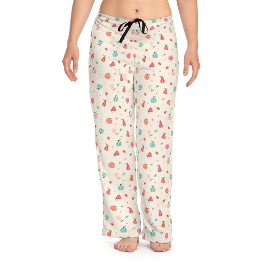 Cute Fall PJs - Women's Pajama Pants (AOP)