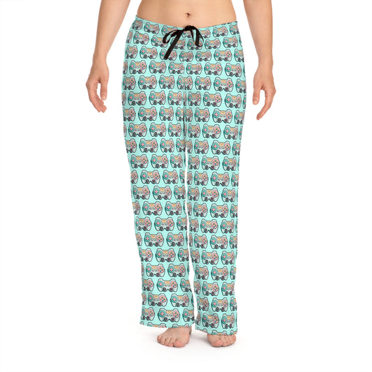 Emoji Game Controller PJs - Women's Pajama Pants (AOP)