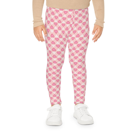 Hearts nd Stitches Kids Leggings (AOP)