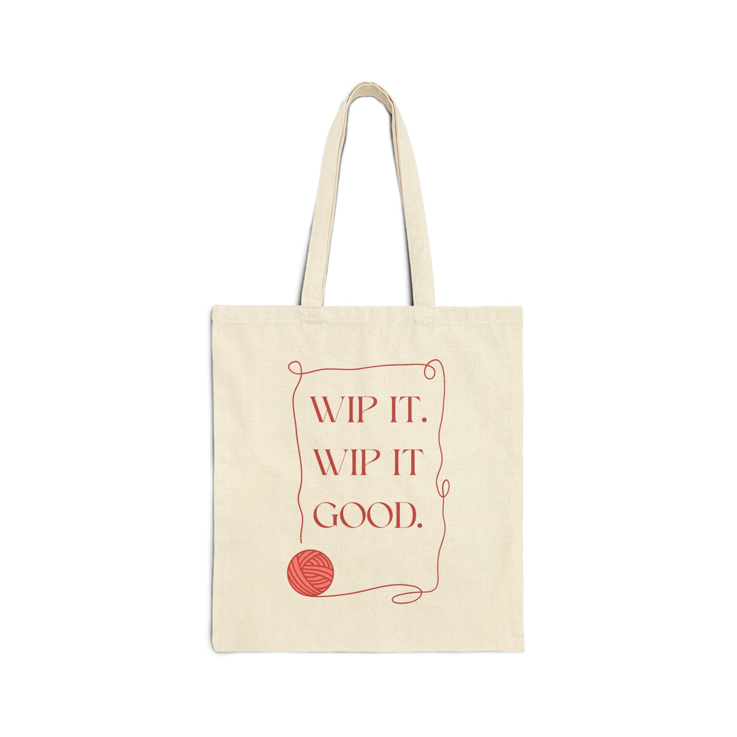 WIP It Bag - Cotton Canvas Tote Bag