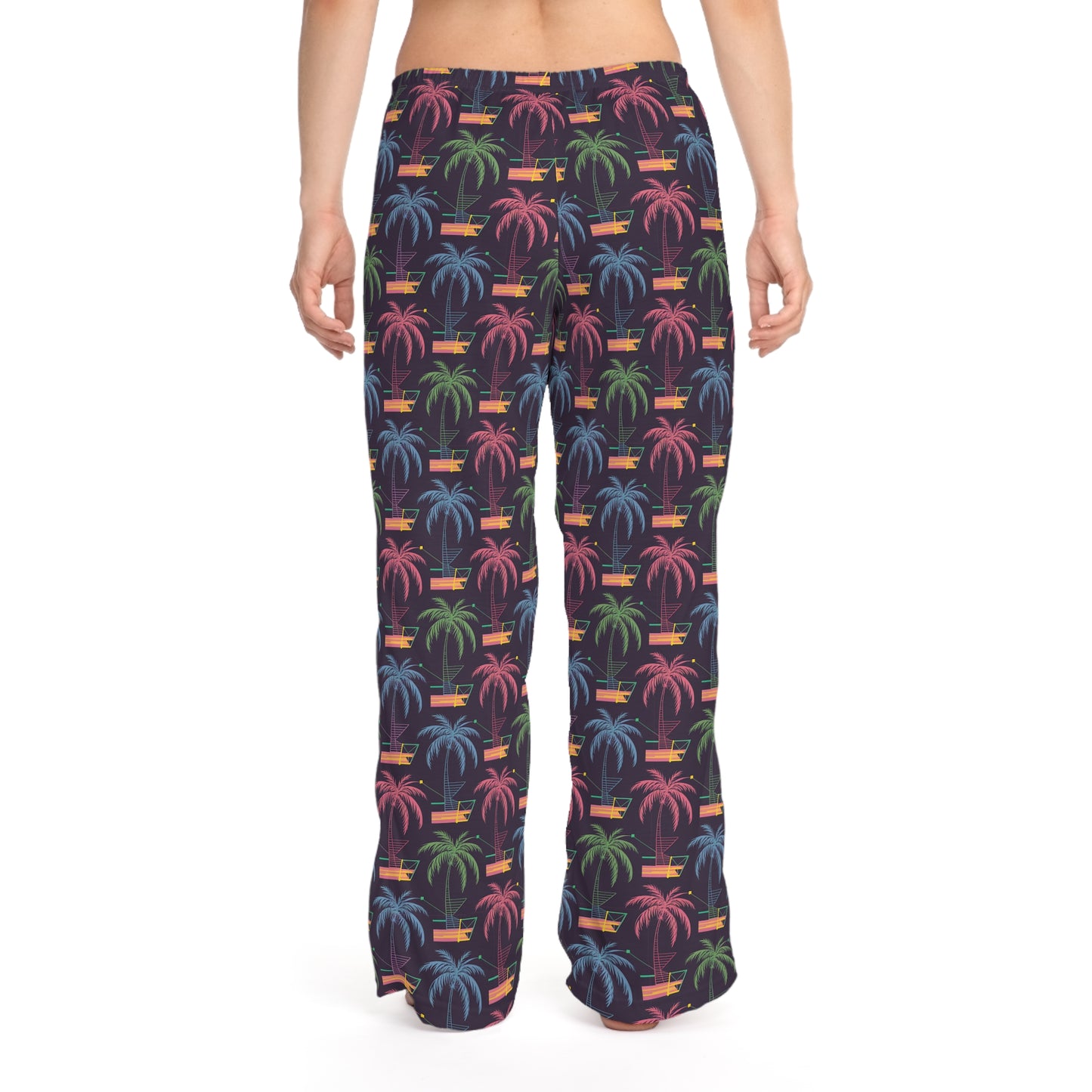 Tropical Print Women's Pajama Pants - Relaxed Fit for Cozy Comfort
