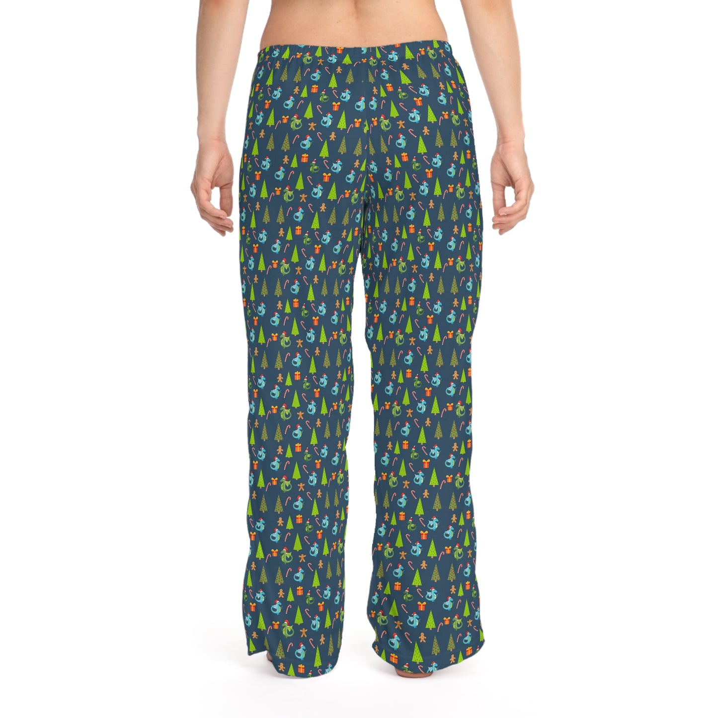 Dragon Christmas Pajama Pants -  Women's Pajama Pants (AOP)