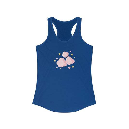 Pink Clouds - PJs- Sleepwear - Shirt - Women's Ideal Racerback Tank