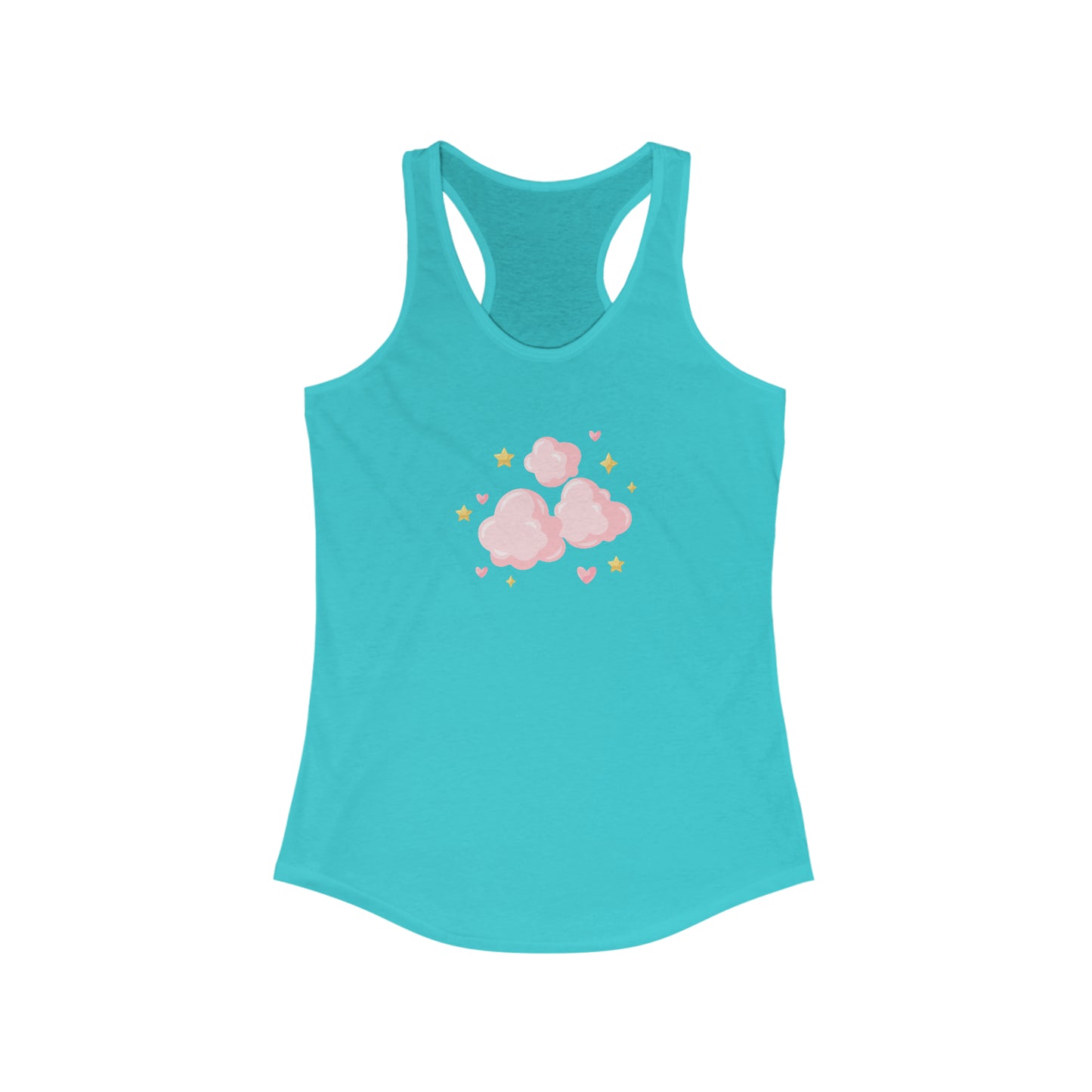 Pink Clouds - PJs- Sleepwear - Shirt - Women's Ideal Racerback Tank