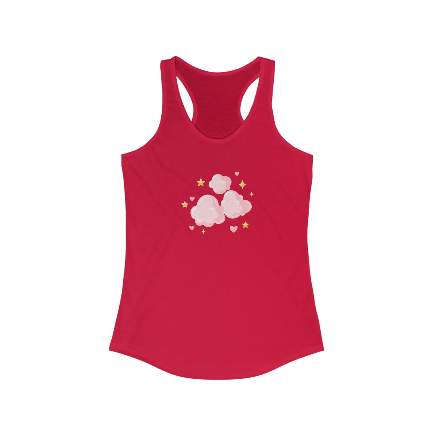 Pink Clouds - PJs- Sleepwear - Shirt - Women's Ideal Racerback Tank