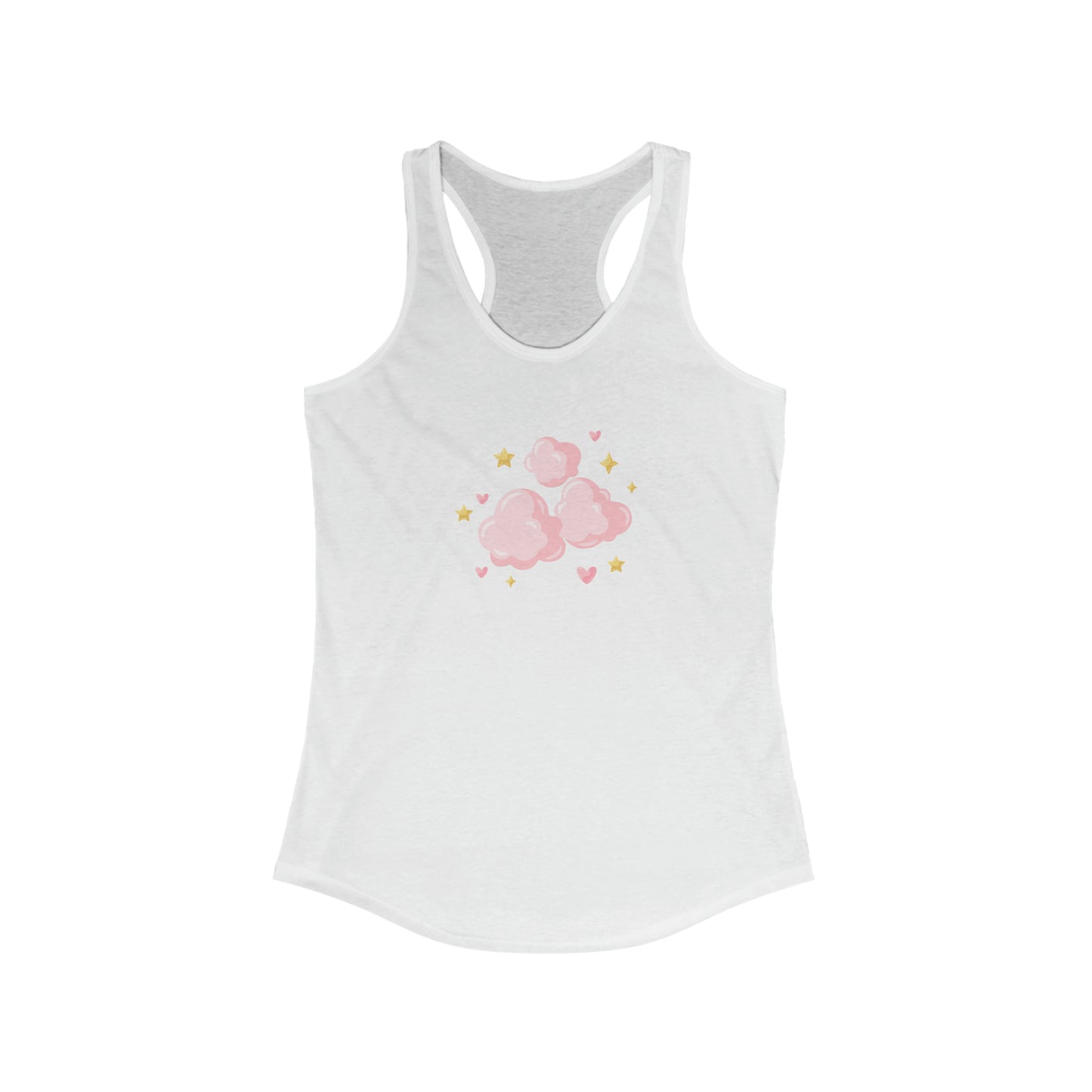 Pink Clouds - PJs- Sleepwear - Shirt - Women's Ideal Racerback Tank