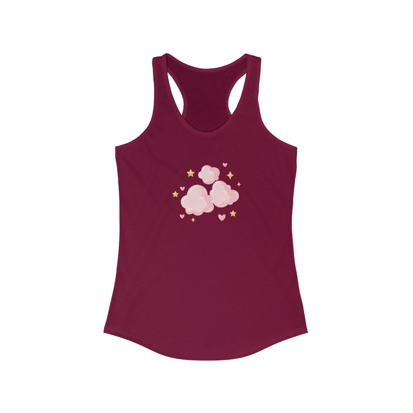 Pink Clouds - PJs- Sleepwear - Shirt - Women's Ideal Racerback Tank