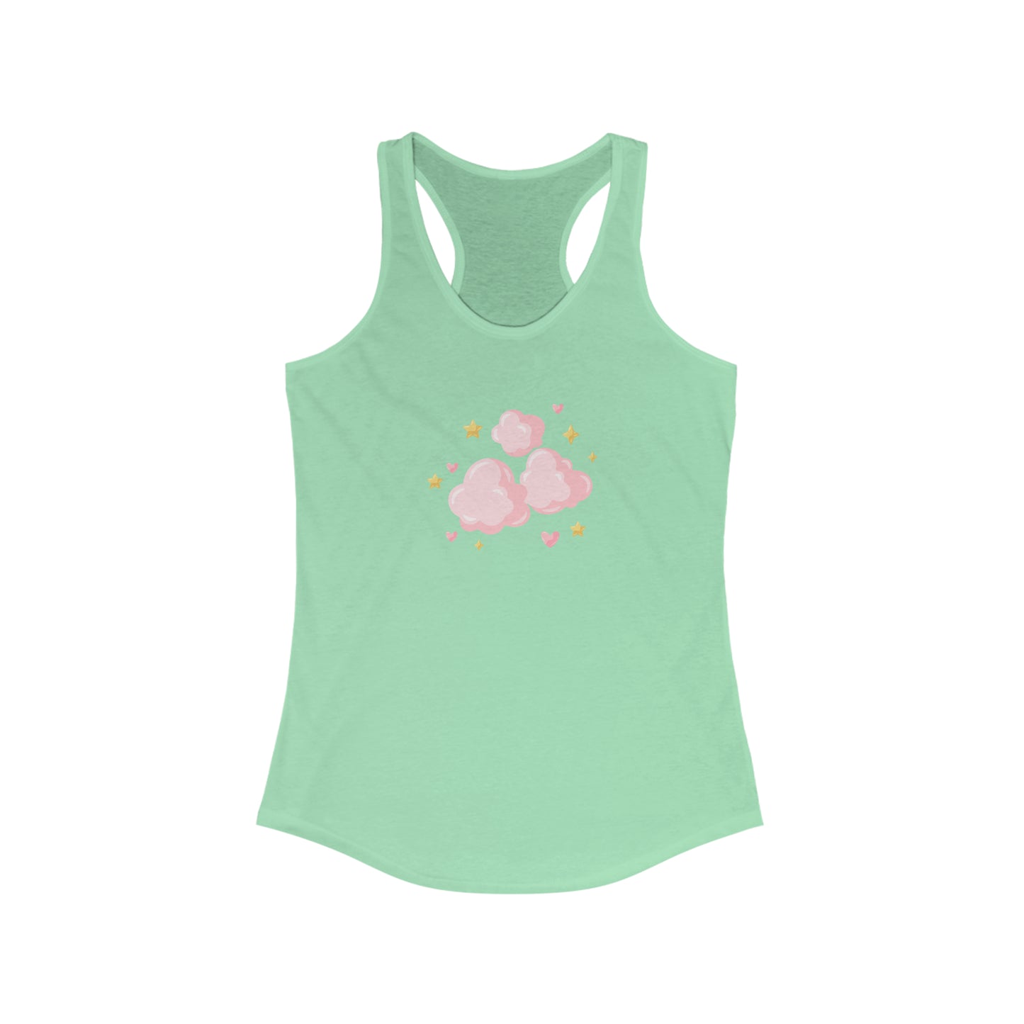 Pink Clouds - PJs- Sleepwear - Shirt - Women's Ideal Racerback Tank