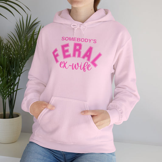 Feral Ex-Wife Hoodie - Unisex Heavy Blend™ Hooded Sweatshirt