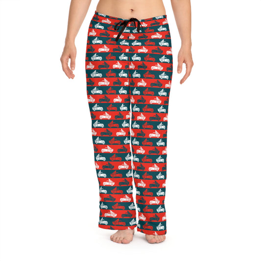 Vintage Trucks - Christmas PJs - Women's Pajama Pants (AOP)