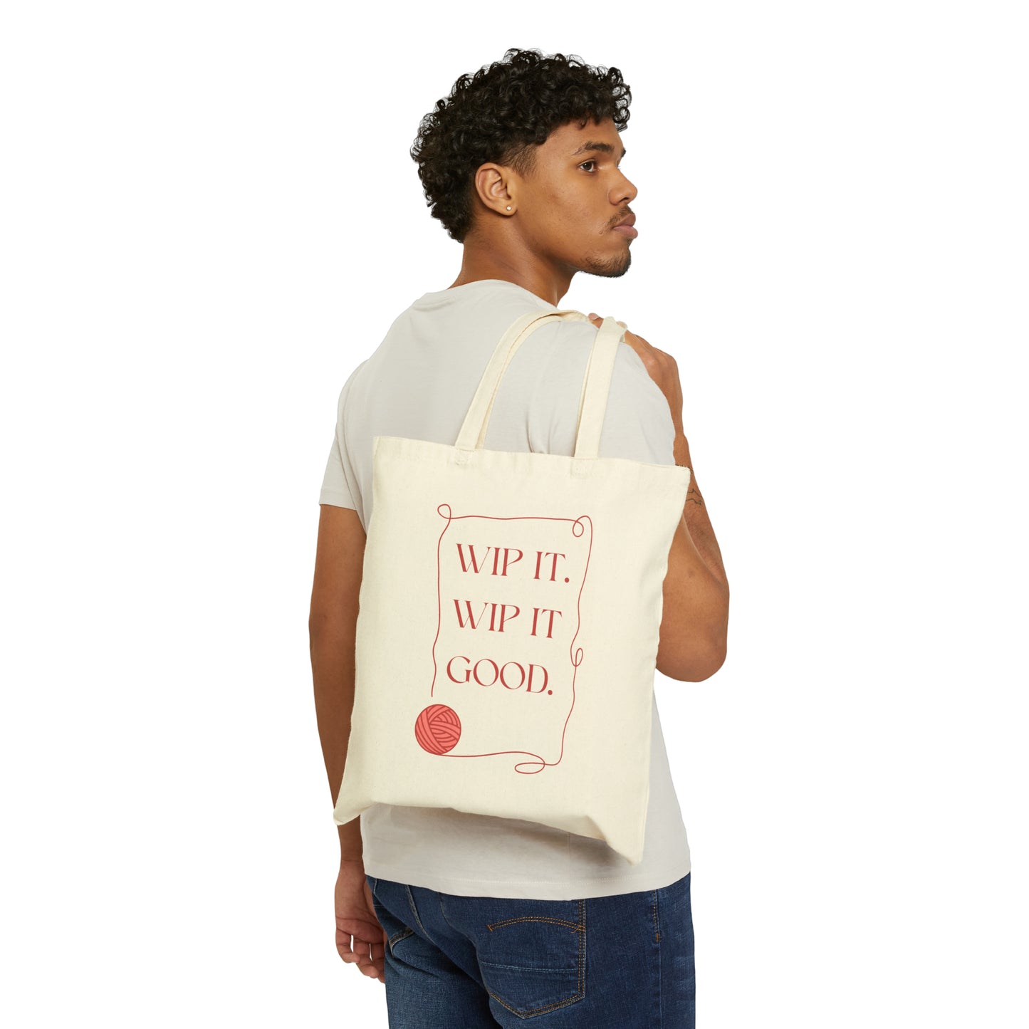 WIP It Bag - Cotton Canvas Tote Bag