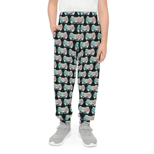 Emoji Game Controller Youth Joggers (AOP)