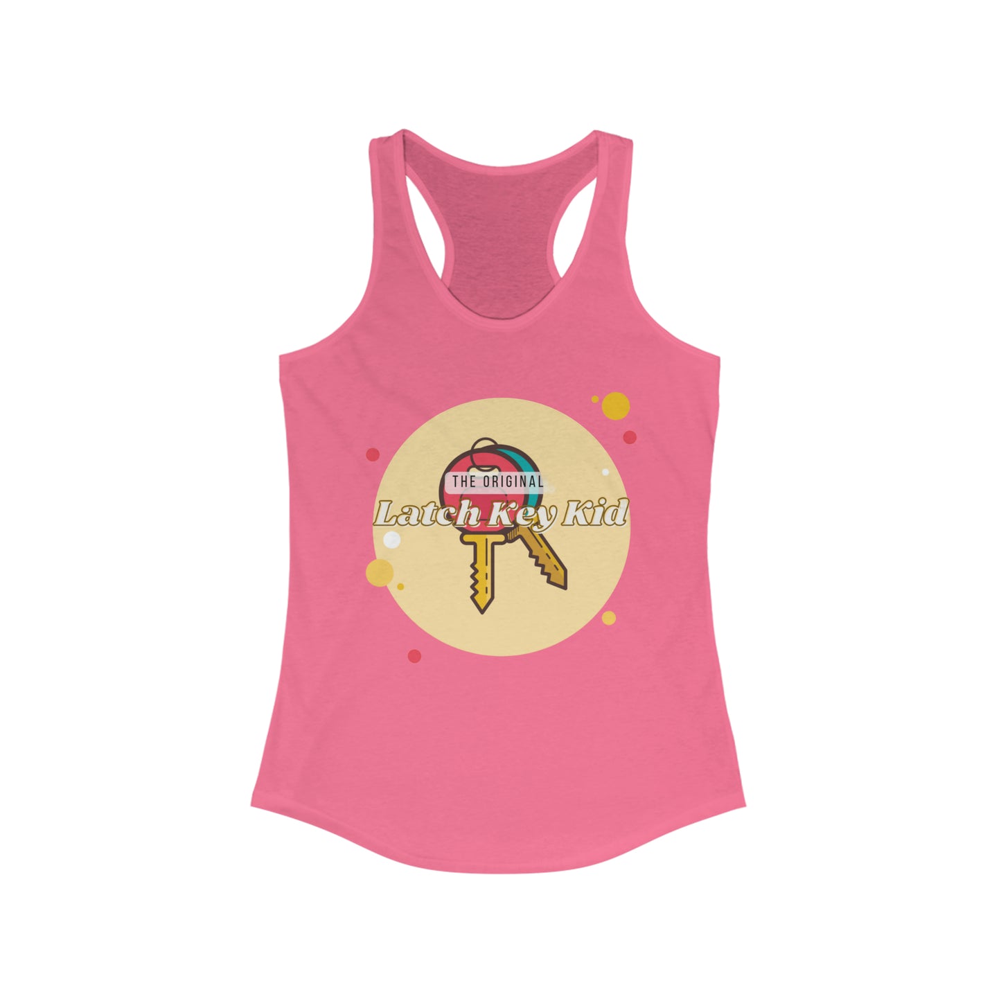 Original Latch Key Kid Shirt - Women's Ideal Racerback Tank