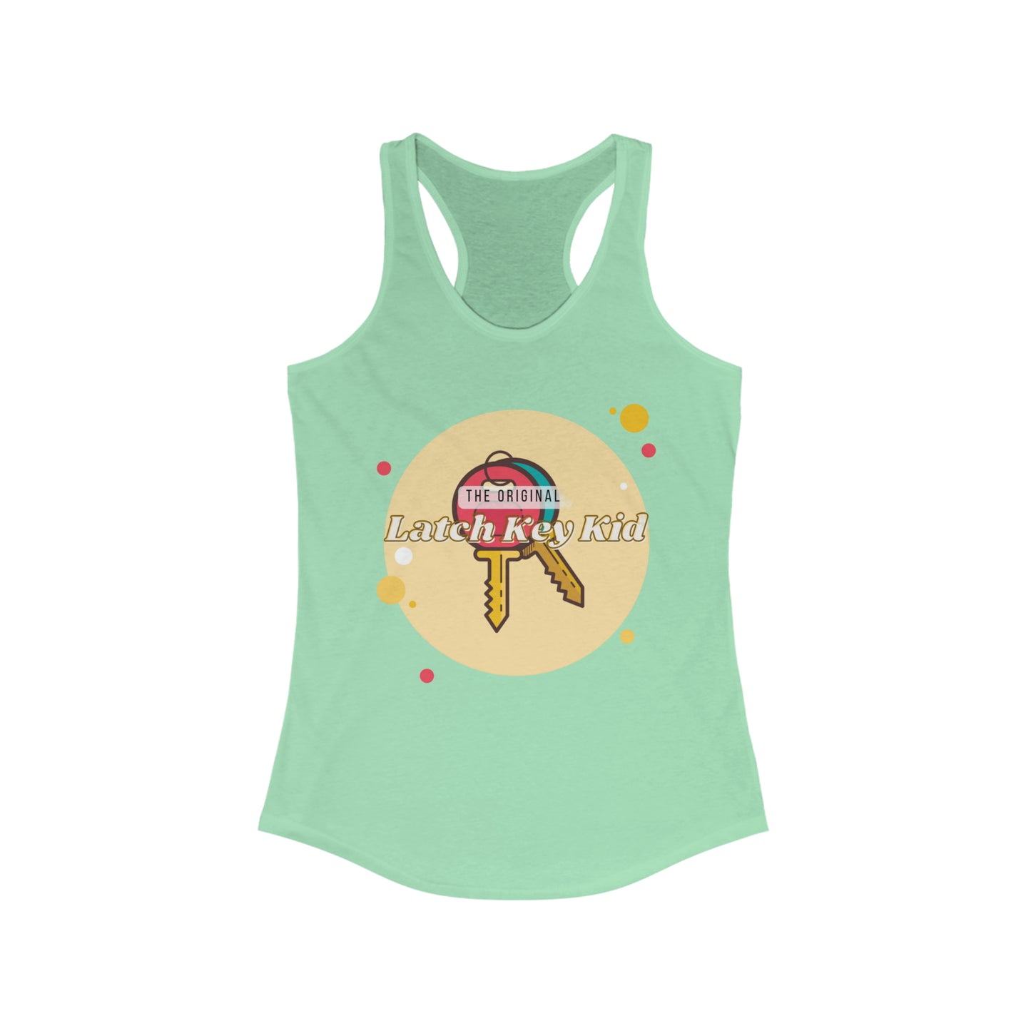 Original Latch Key Kid Shirt - Women's Ideal Racerback Tank