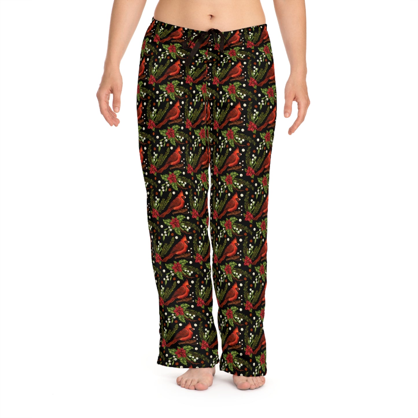 Cardinal Christmas PJs - Women's Pajama Pants (AOP)