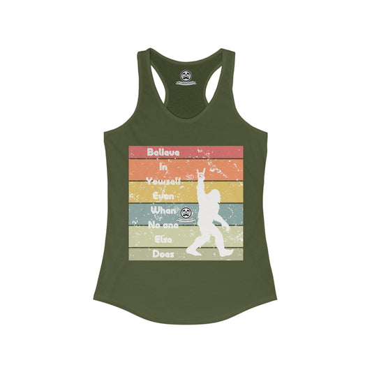 Big Foot Shirt - Women's Ideal Racerback Tank