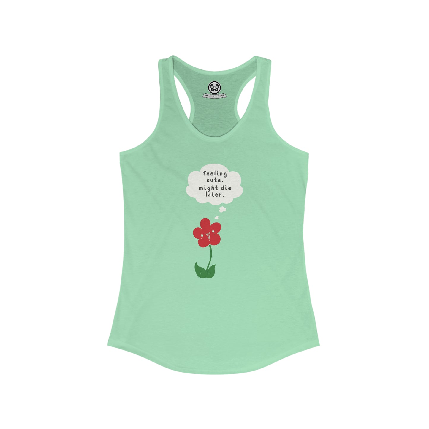 Emo Flower Shirt - Women's Ideal Racerback Tank