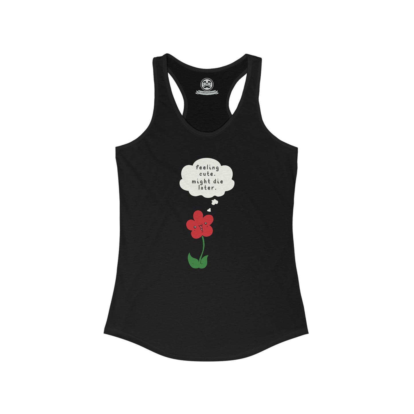 Emo Flower Shirt - Women's Ideal Racerback Tank