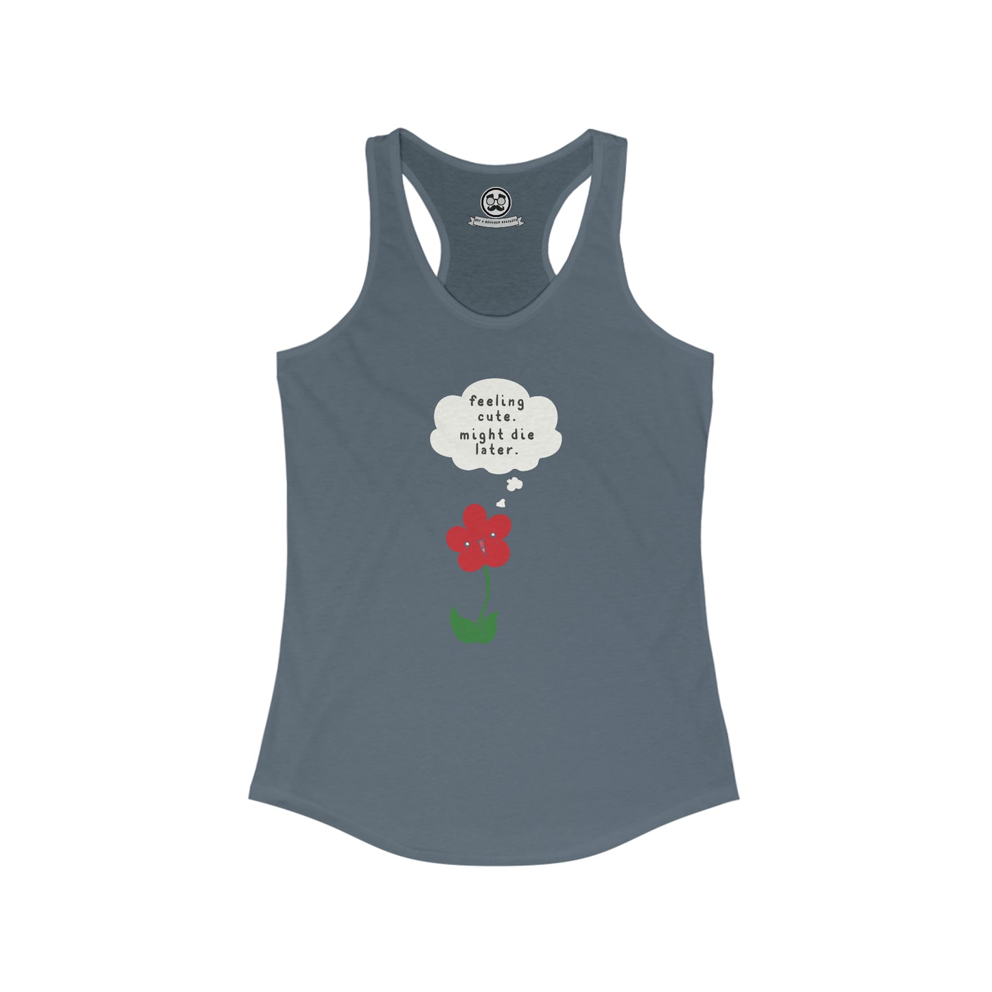 Emo Flower Shirt - Women's Ideal Racerback Tank