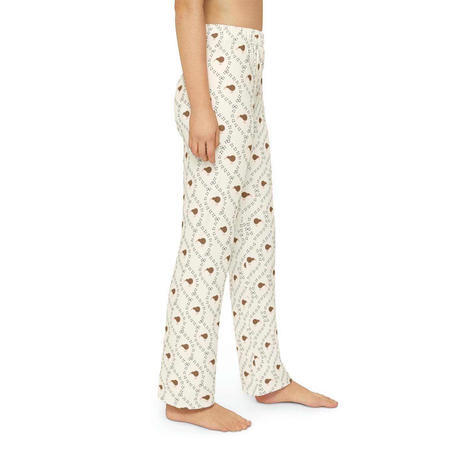 Kiwi Bird PJs Kids Pajama Pants (AOP)