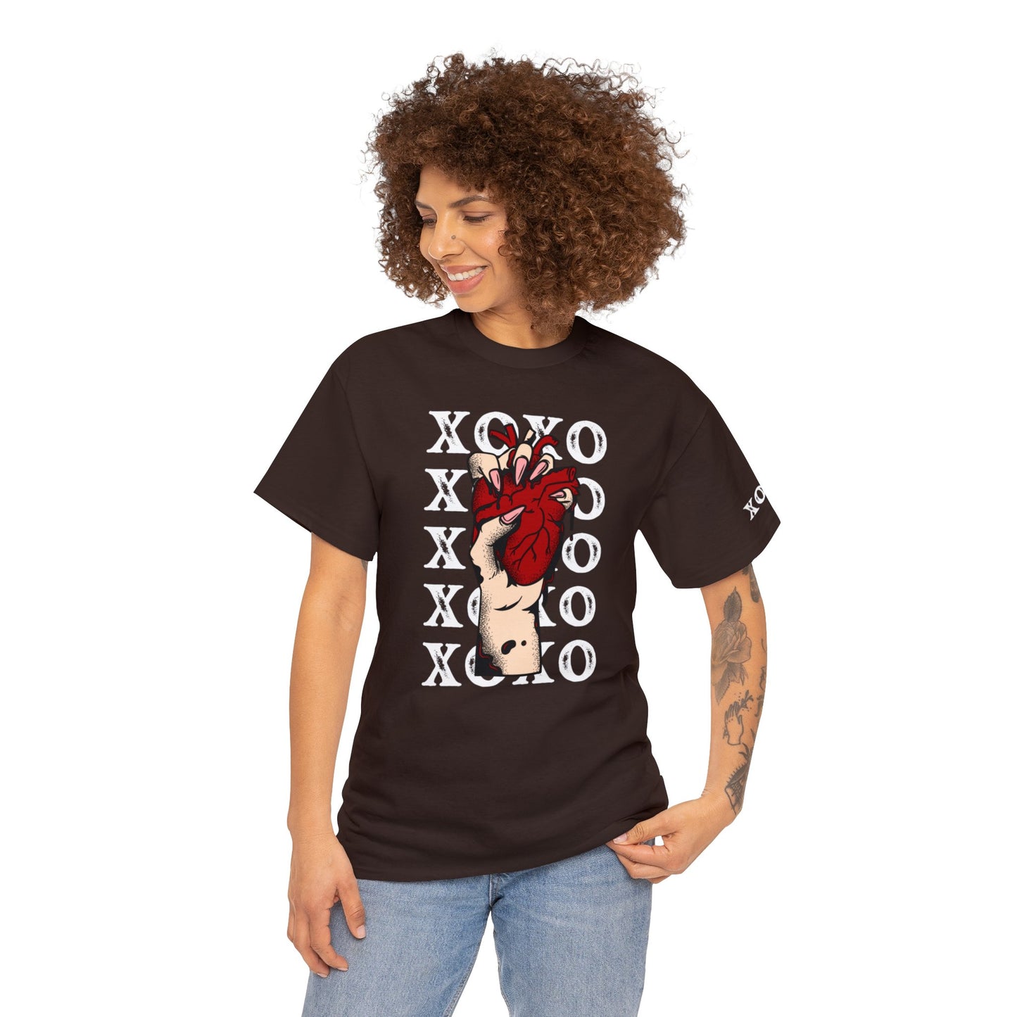 Anatomical Heart Valentine - Unisex Heavy Cotton Tee